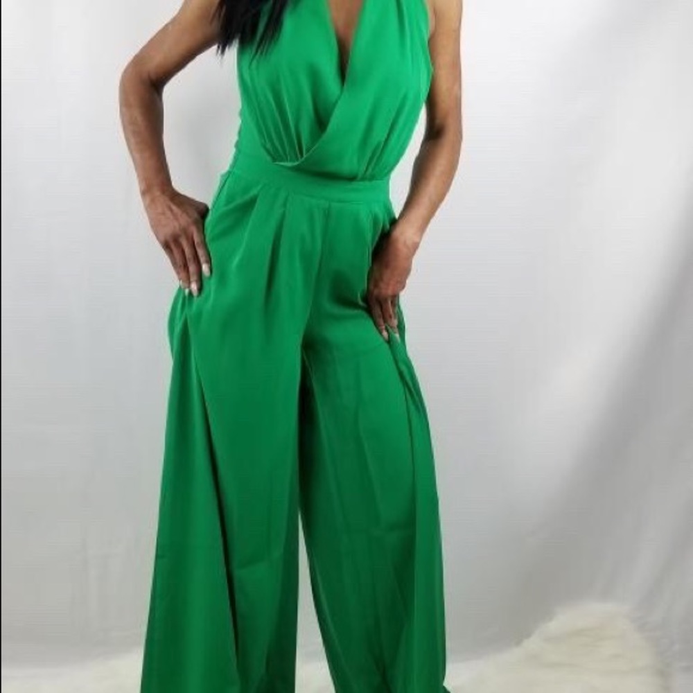 Women’s Green Jumpsuit - Picture 4 of 16